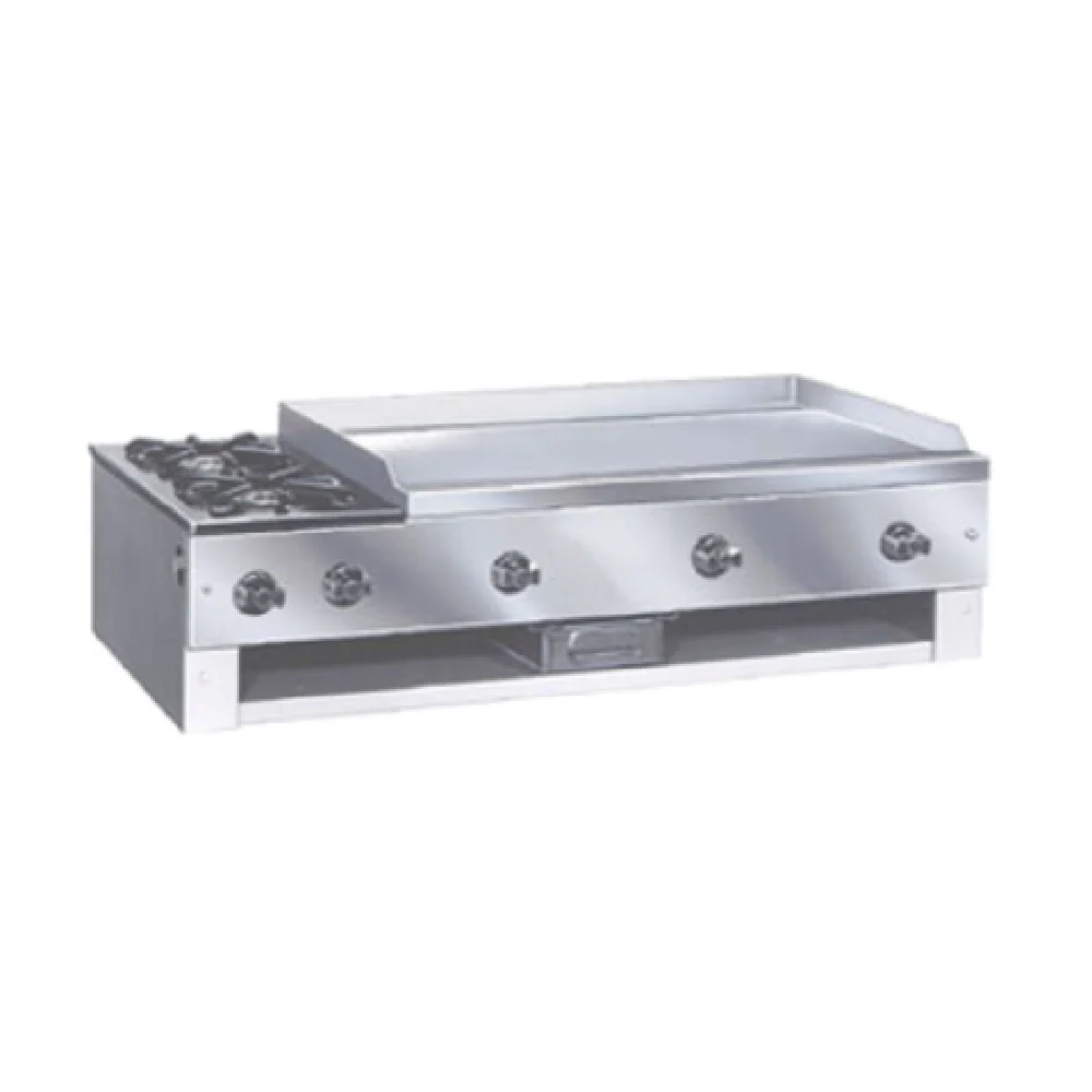 Comstock-Castle 10T301 40 Inch Gas Hotplate Griddle with 2 Burners 60000 BTU