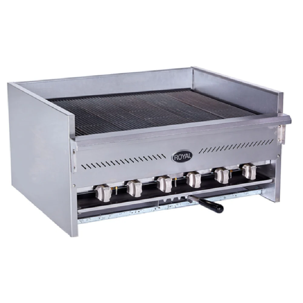 Royal Range Of California RARB-24_NAT Charbroiler Gas Countertop