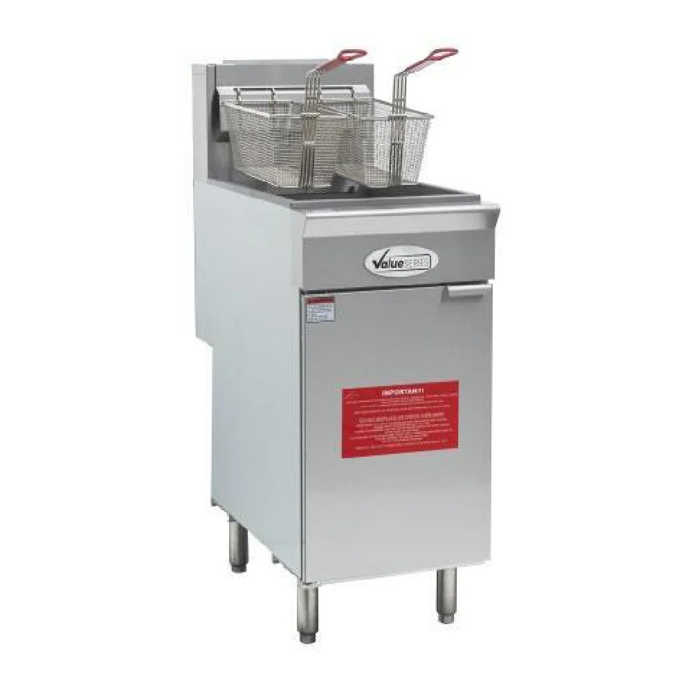 Hubert 145866 Value Series Floor Fryer 15 1/2