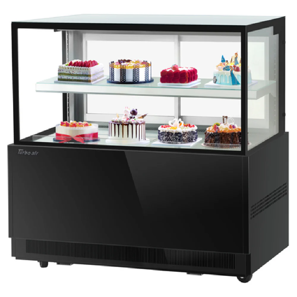 Turbo Air TBP60-46NN_WH 59 Inch Refrigerated Bakery Display Case 15.7 cu ft Stainless Steel with Adjustable Shelf Turbo Air TBP60-46NN_WH 59 Inch Refrigerated Bakery Display Case 15.7 cu ft Stainless Steel with Adjustable Shelf