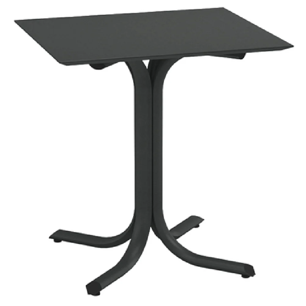 emuamericas llc E1164 28 Inch Table System Indoor and Outdoor Steel Beveled Edge