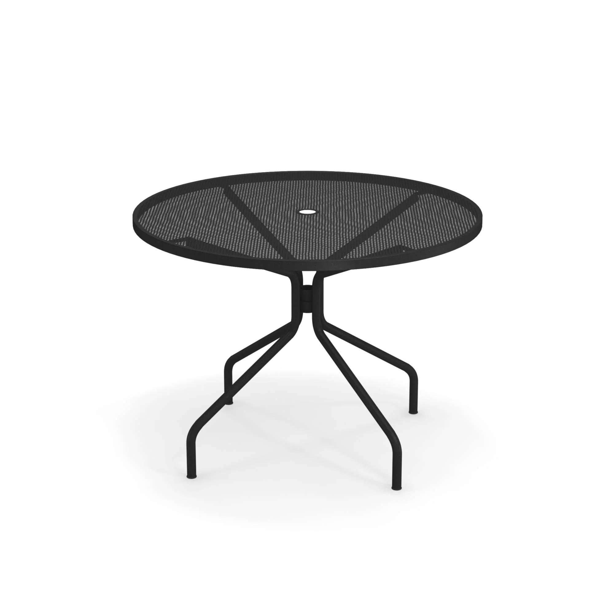 Emuamericas Llc E804-24 42 Inch Round Cambi Table with Umbrella Hole Steel Top