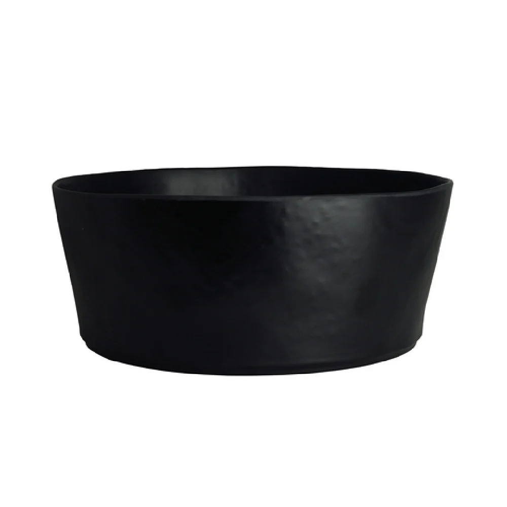 Steelite 7181TM519 3.5 Qt Round Bowl Melamine 9.5 Inch Cali Black