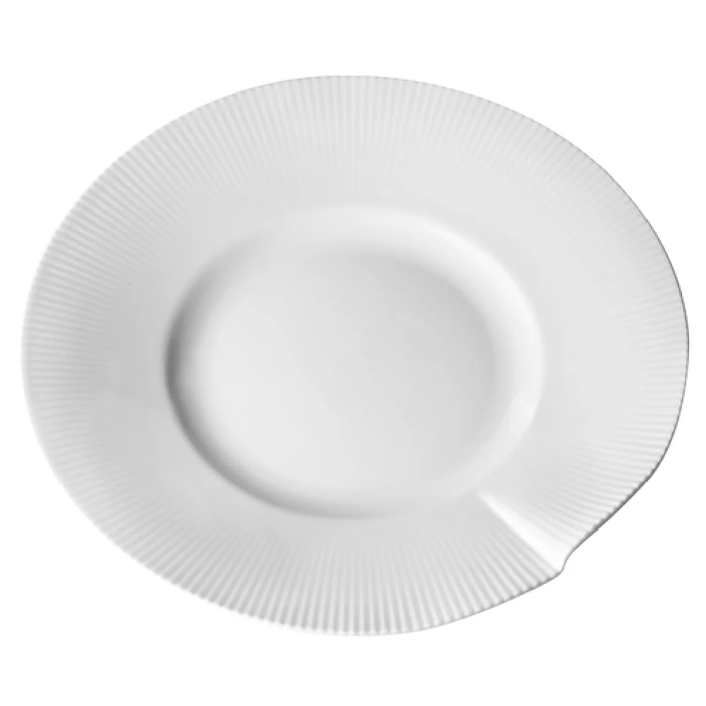 Steelite 6677V182 9.875 Inch Rim Plate Canopee Round Porcelain