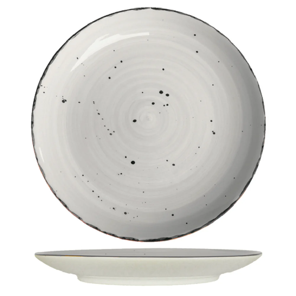 International Tableware RT-16-ST 10-1/2 Inch Coupe Round Plate Ceramic Lead Free