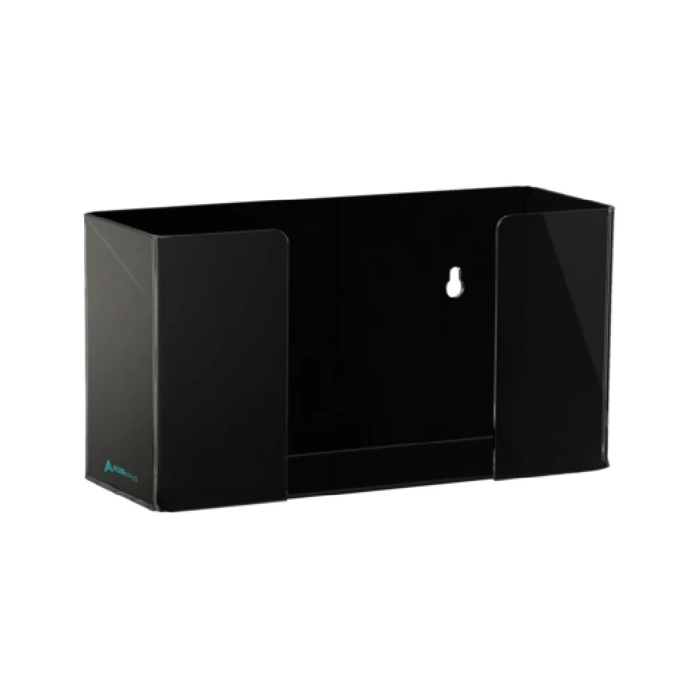 Alpine Industries ADI902-01-BLK Glove Dispenser 10-1/5 Inch Black Acrylic