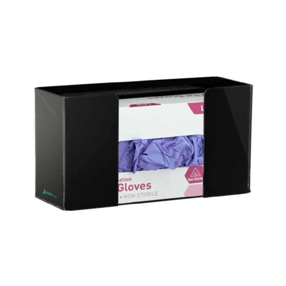 Alpine Industries ADI902-01-BLK Glove Dispenser 10-1/5 Inch Black Acrylic Alpine Industries ADI902-01-BLK Glove Dispenser 10-1/5 Inch Black Acrylic