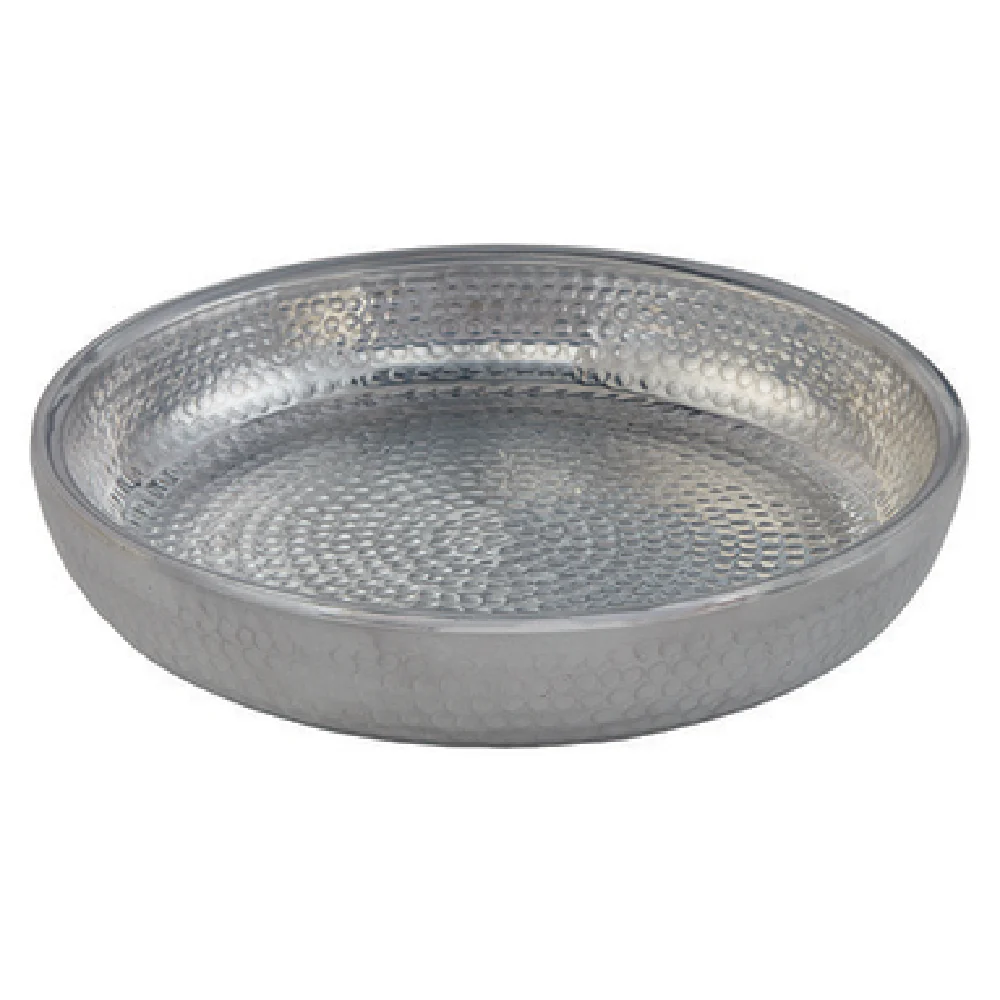 American Metalcraft ADSEAS14 128 Oz Seafood Tray Hammered Aluminum Silver