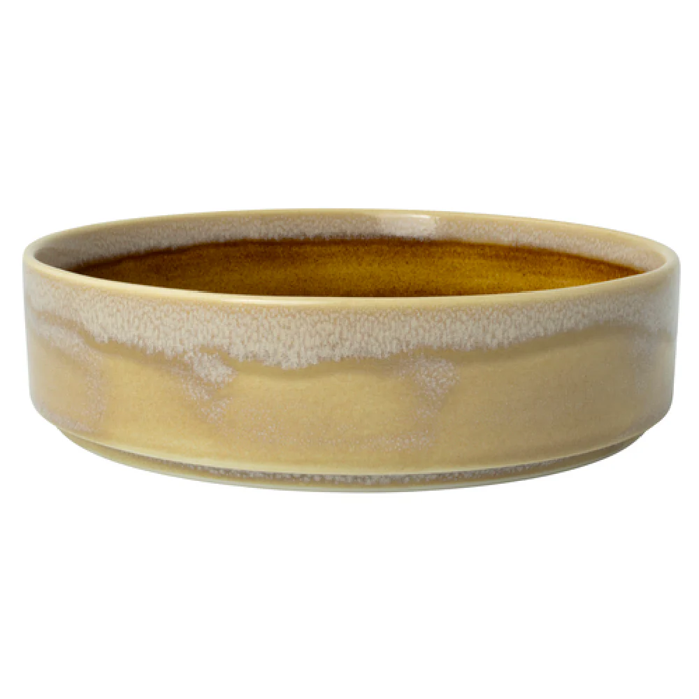 Steelite 17840559 1.25 Qt Round Stacking Tray Aurora Vesuvius Amber Steelite 17840559 1.25 Qt Round Stacking Tray Aurora Vesuvius Amber