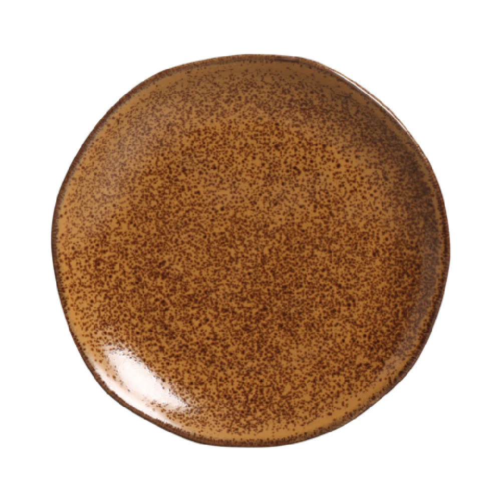 Porto Brasil 1414105801 7.7 Inch Organic Dessert Plate with Stoneware Porto Brasil 1414105801 7.7 Inch Organic Dessert Plate with Stoneware