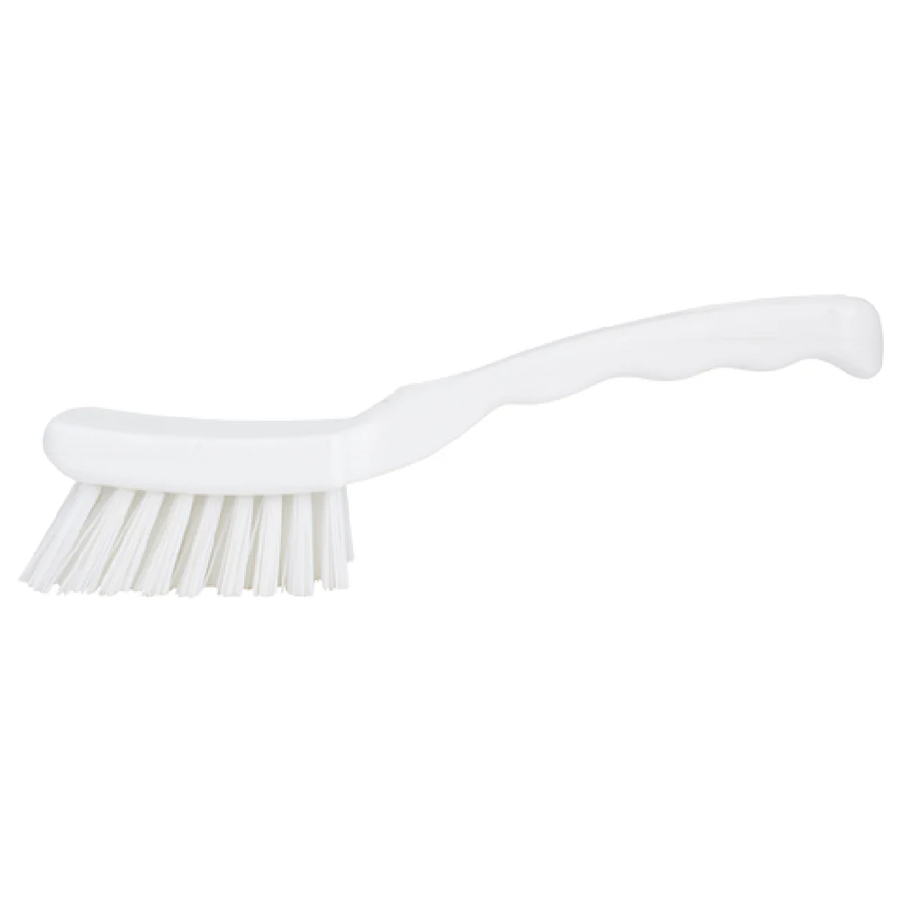 Carlisle 41395EC24 7 Inch Detail Brush Plastic Block Orange Polyester Bristles