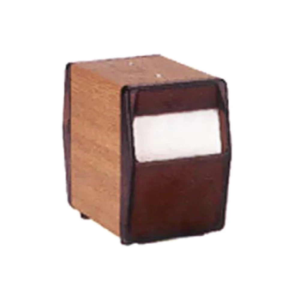 Vollrath 5509-12 4 Inch Paper Napkin Dispenser Table Type Dual Sided Transparent Brown Face Vollrath 5509-12 4 Inch Paper Napkin Dispenser Table Type Dual Sided Transparent Brown Face