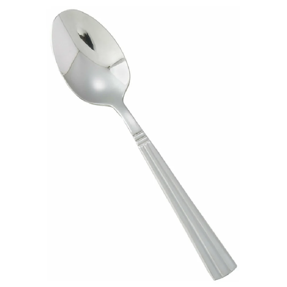 Winco 0007-01 6 Inch Teaspoon Heavy Weight Mirror Finish 18/0 Stainless Steel