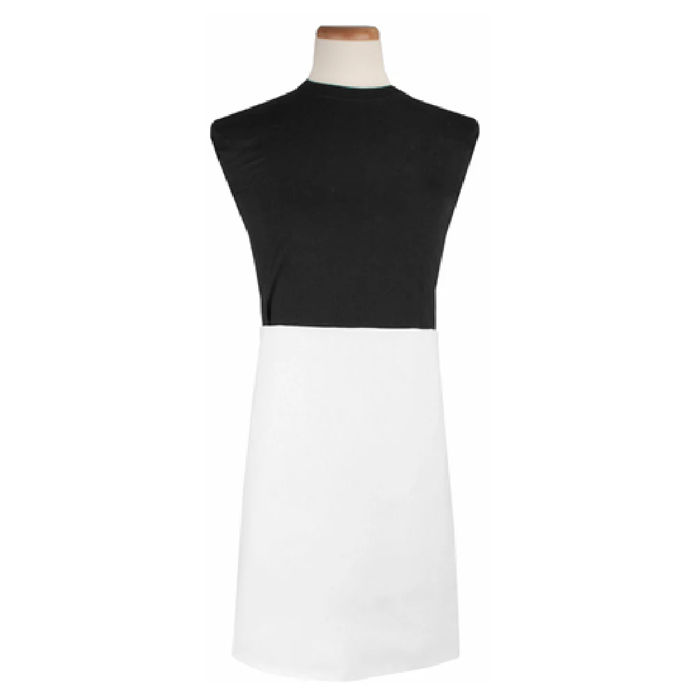John Ritzenthaler Company CL4WAWH-1 32 Inch Waist Apron White Cotton/Poly Blend with 4-Way Reversible Design John Ritzenthaler Company CL4WAWH-1 32 Inch Waist Apron White Cotton/Poly Blend with 4-Way Reversible Design