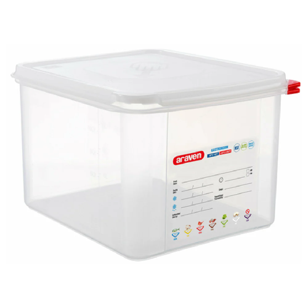 Carlisle 03035 13.2 Qt Food Storage Container Polypropylene with Airtight Lid Carlisle 03035 13.2 Qt Food Storage Container Polypropylene with Airtight Lid