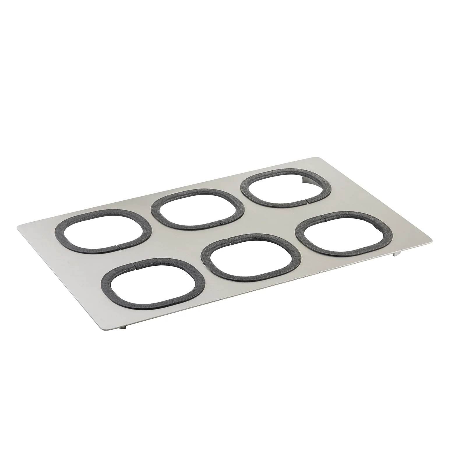 Tablecraft CW1112BRS 21-5/8 Inch Tri-Ply Serveware Template Stainless Steel
