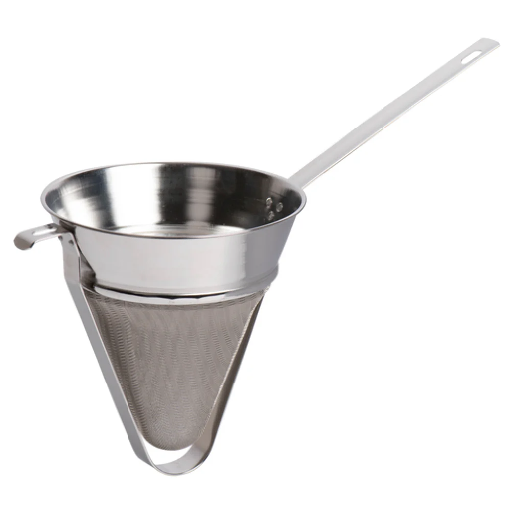 Louis Tellier 814410 8 Inch Extra Fine Strainer with Reinforcement and Hook Stainless Steel Louis Tellier 814410 8 Inch Extra Fine Strainer with Reinforcement and Hook Stainless Steel