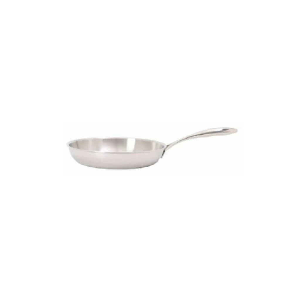 Tuxton WTPH-0801 8 Inch Fry Pan Triply Ergonomic Handle Induction Ready Stainless Steel Tuxton WTPH-0801 8 Inch Fry Pan Triply Ergonomic Handle Induction Ready Stainless Steel