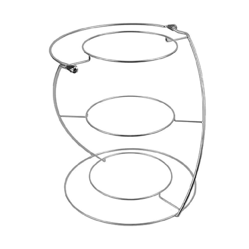 BauscherHepp TSS3400 13 Inch Stainless Steel Twist Tea Stand with 500 Bundles
