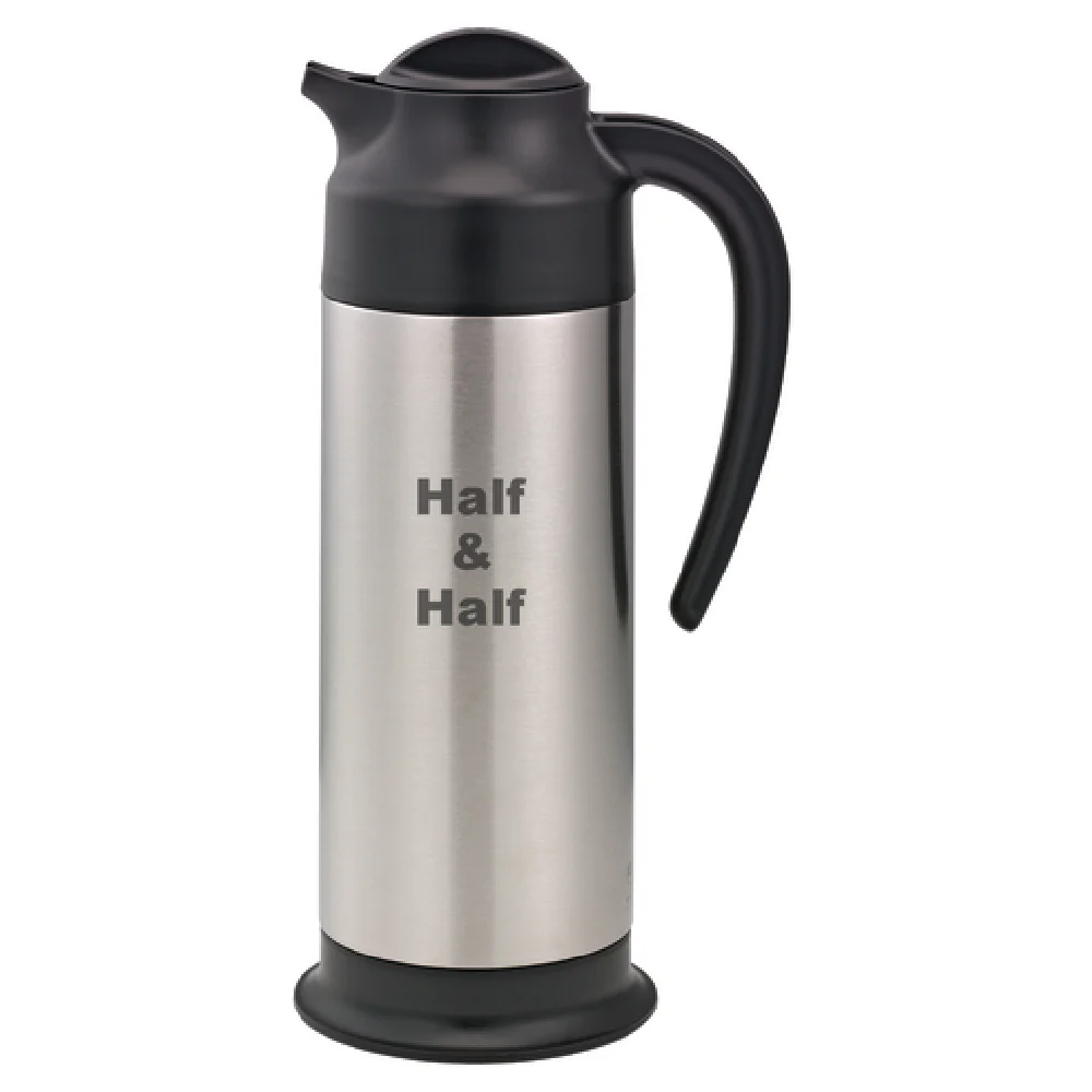 Service Ideas SSN100HHET 4.5 Inch Stainless Steel Vacuum Creamer 1 Liter Dishwasher Safe