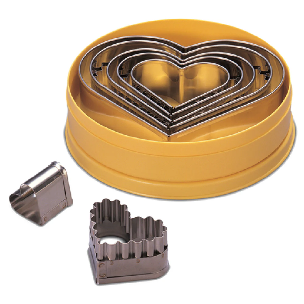JB Prince T212 Pastry Cutter Stainless Steel with Scalloped and Regular Cutters JB Prince T212 Pastry Cutter Stainless Steel with Scalloped and Regular Cutters