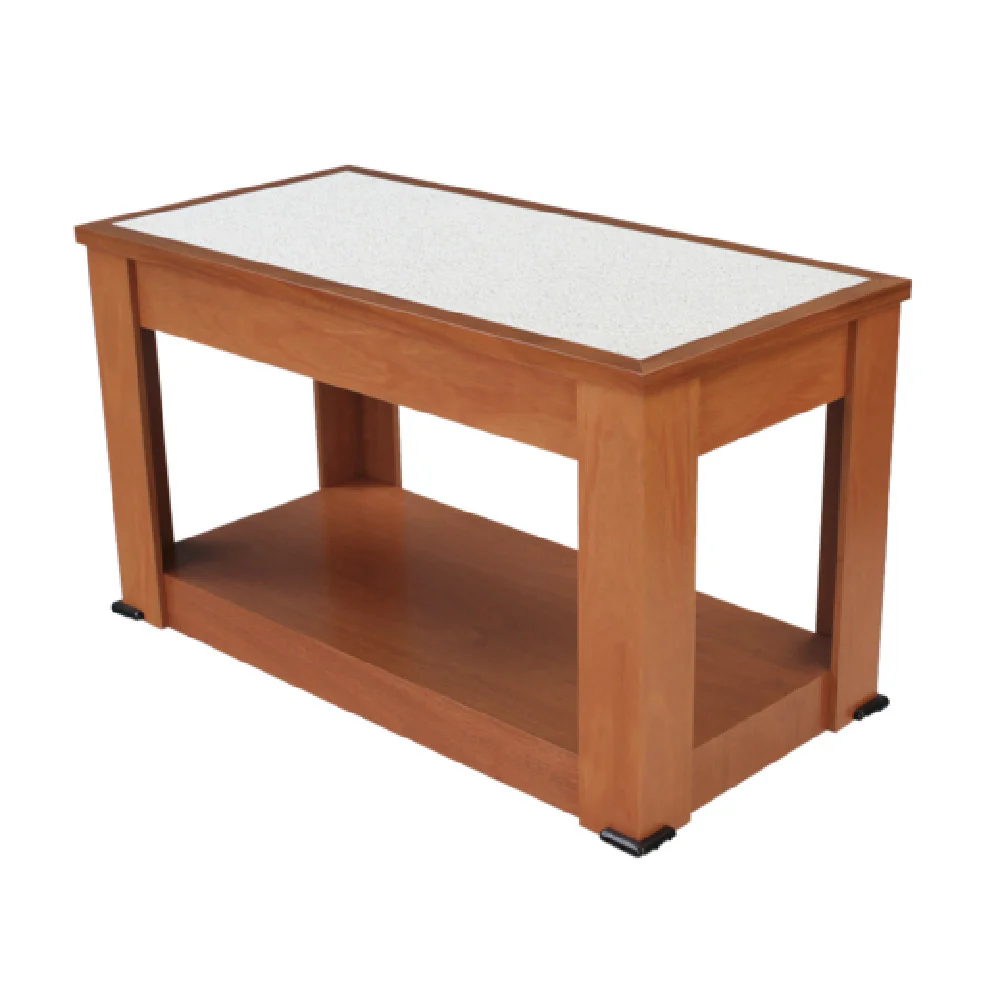 Forbes Industries 5206-8-H3 96 Inch Induction Table with 3 Burners Electric wood base glass stone