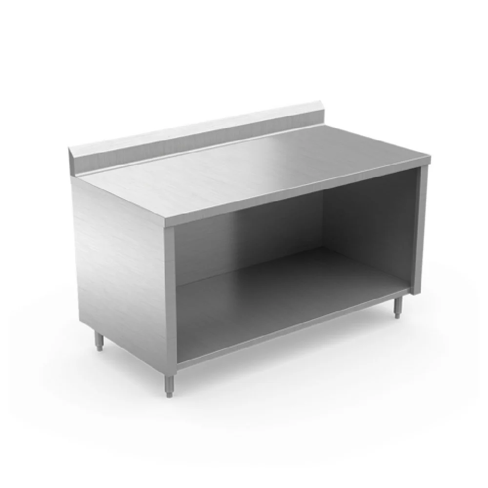 Winholt STCT-BB3072 72 Inch Enclosed Table with 5 Inch Boxed Backsplash Stainless Steel Winholt STCT-BB3072 72 Inch Enclosed Table with 5 Inch Boxed Backsplash Stainless Steel