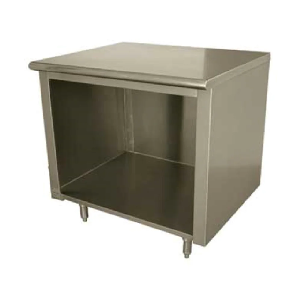Advance Tabco EB-SS-3610 120 Inch Work Table Open Front Cabinet Stainless Steel Advance Tabco EB-SS-3610 120 Inch Work Table Open Front Cabinet Stainless Steel