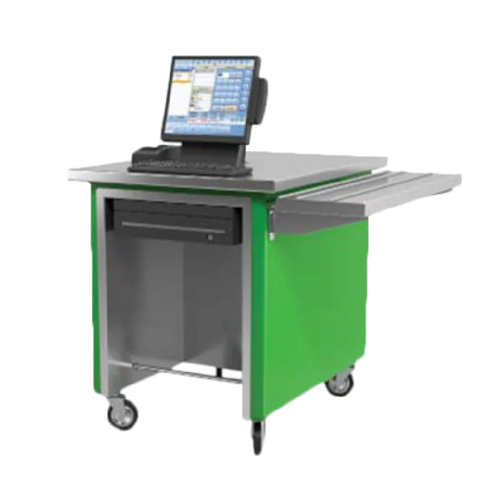 Low Temp Industries 60-CSS 60-3/8 Inch Stainless Steel Cash Register Stand with Storage Low Temp Industries 60-CSS 60-3/8 Inch Stainless Steel Cash Register Stand with Storage