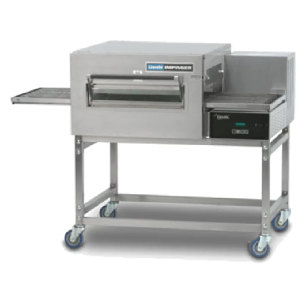 Lincoln 1117-000-U 56 Inch Gas Conveyor Oven with Glass Access Window 40000 BTU