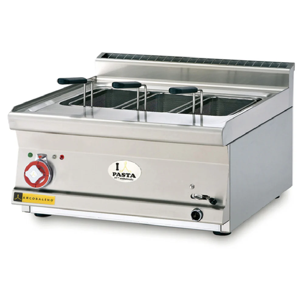 Arcobaleno APCT2424 24.25 Inch Electric Pasta Cooker Countertop Stainless Steel Arcobaleno APCT2424 24.25 Inch Electric Pasta Cooker Countertop Stainless Steel