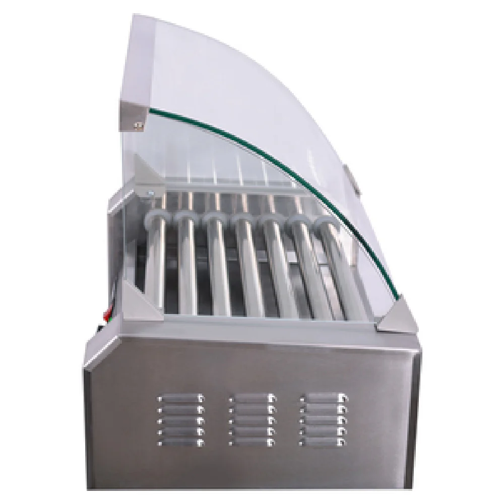 CAC China HDRS-07 23 Inch Hot Dog Grill 18 Hot Dog Capacity with Sneeze Guard CAC China HDRS-07 23 Inch Hot Dog Grill 18 Hot Dog Capacity with Sneeze Guard