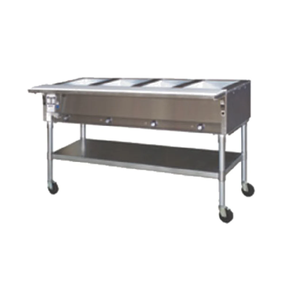 Eagle PDHT3-120 51 Inch Portable Hot Food Table Electric with Open Base