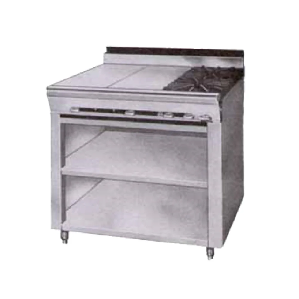 Montague Company 36-3G 36 Inch Gas Heavy Duty Range with Open Burners and Hot Tops 97000 BTU Montague Company 36-3G 36 Inch Gas Heavy Duty Range with Open Burners and Hot Tops 97000 BTU
