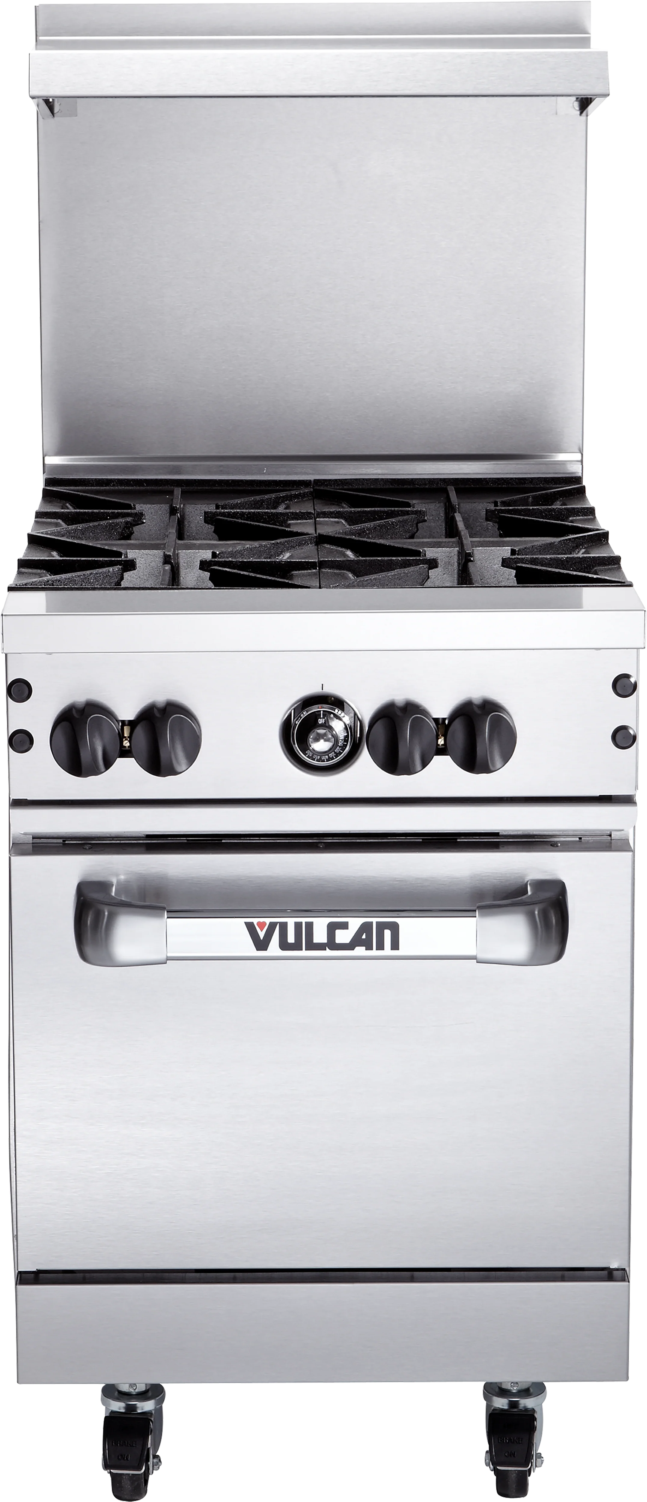 Vulcan 24S-4B_LP 24 Inch Gas Restaurant Range with Standard Oven 4 Burners 120000 BTU Vulcan 24S-4B_LP 24 Inch Gas Restaurant Range with Standard Oven 4 Burners 120000 BTU