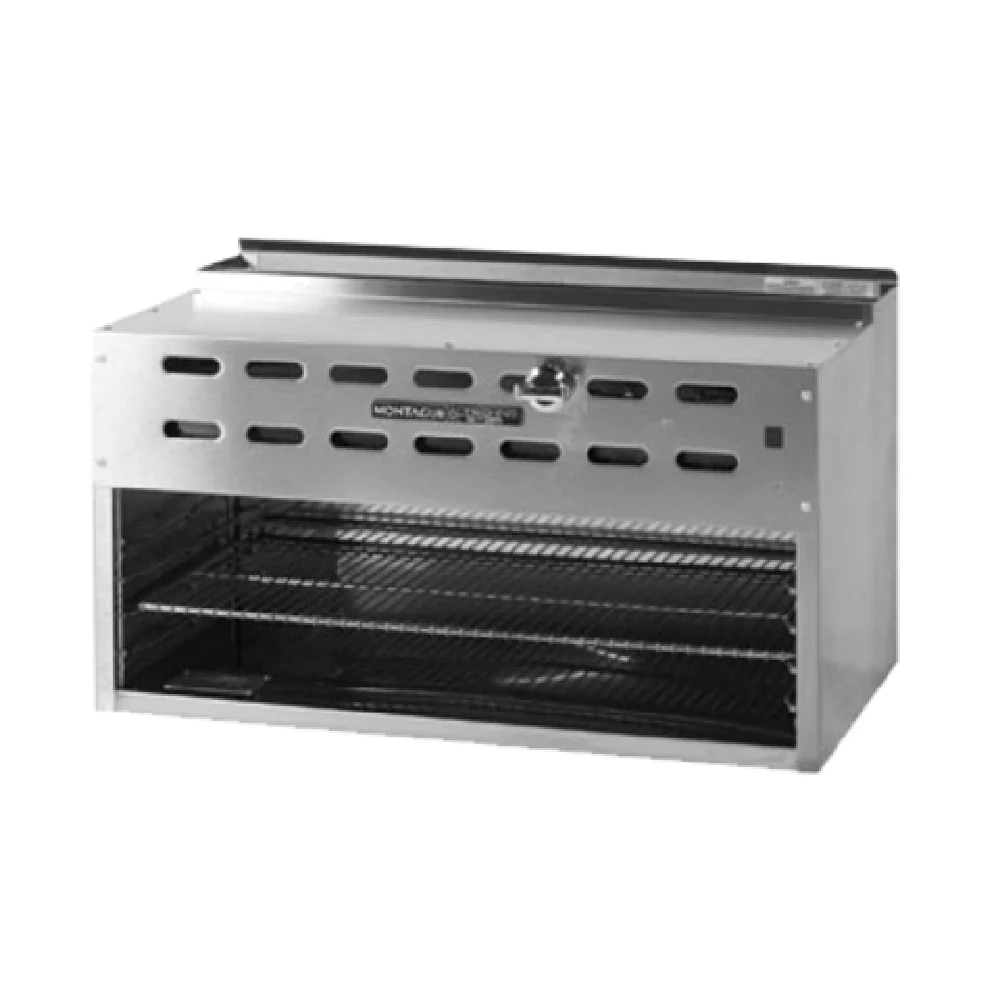 Montague Company CM36-HB 36 Inch Gas Cheesemelter Infrared Rapid Start Burners Montague Company CM36-HB 36 Inch Gas Cheesemelter Infrared Rapid Start Burners
