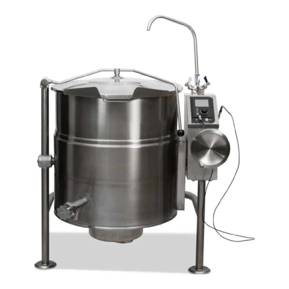 Cleveland KEL60T_240/60/3 45 Inch Electric Tilting Kettle 60 Gallon Capacity with 316 Stainless Steel Interior Cleveland KEL60T_240/60/3 45 Inch Electric Tilting Kettle 60 Gallon Capacity with 316 Stainless Steel Interior