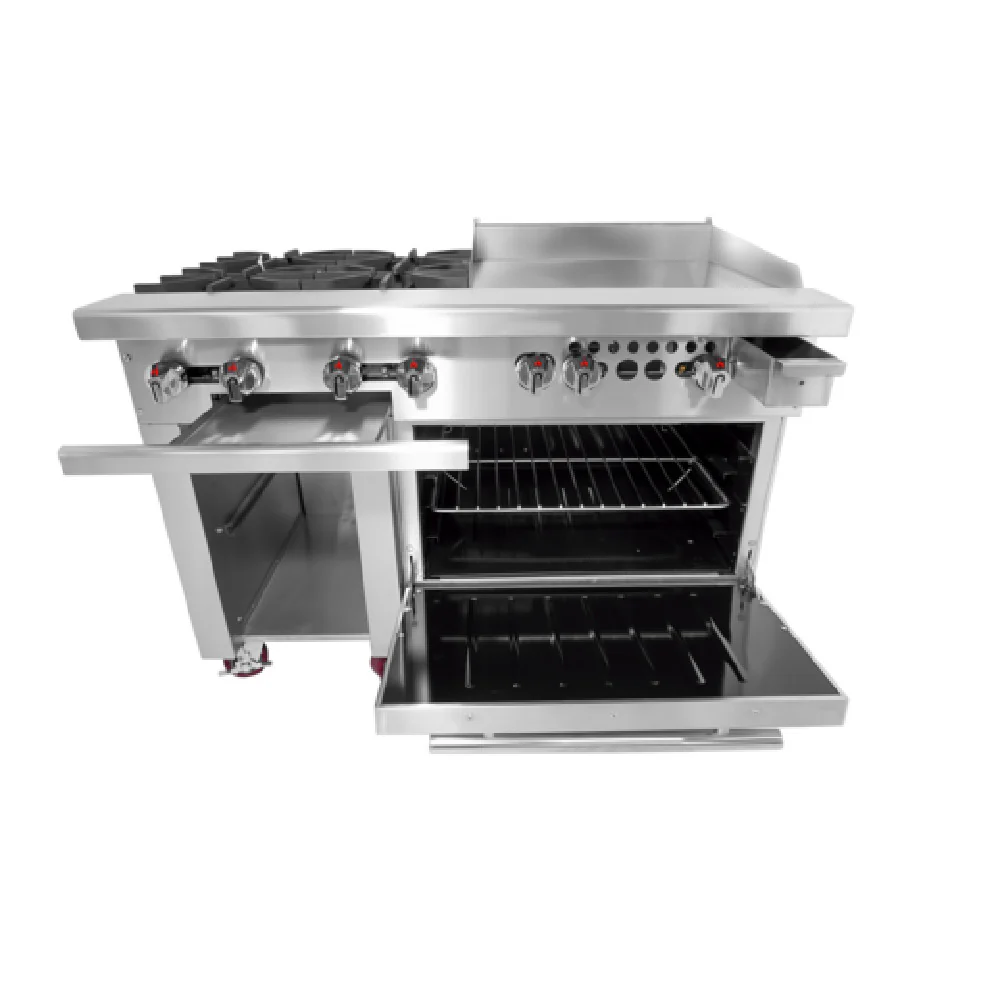 Connerton Cooking CN48-6-12G_LP Restaurant Range Gas 48 Connerton Cooking CN48-6-12G_LP Restaurant Range Gas 48