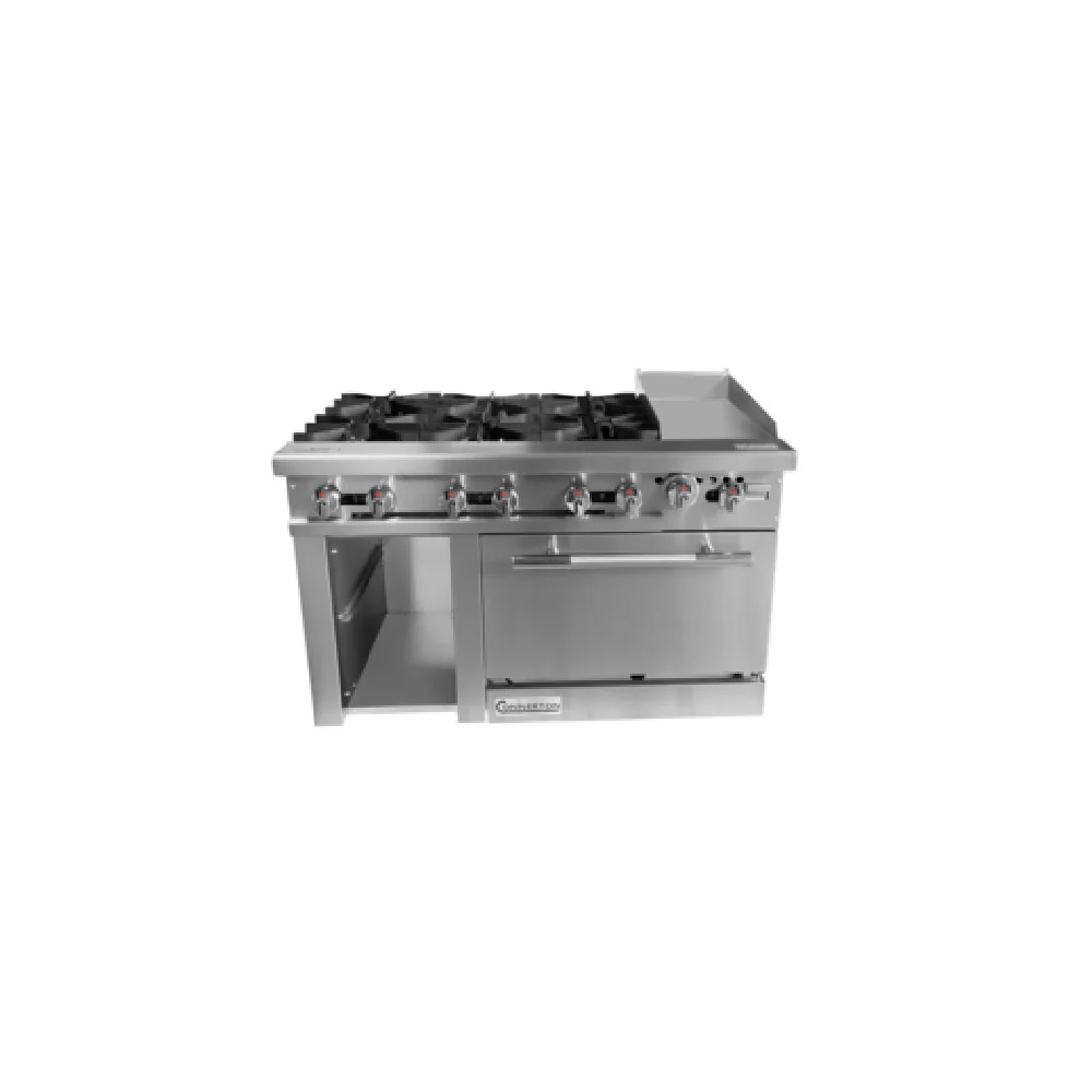 Connerton Cooking CN48-6-12G_LP Restaurant Range Gas 48 Connerton Cooking CN48-6-12G_LP Restaurant Range Gas 48