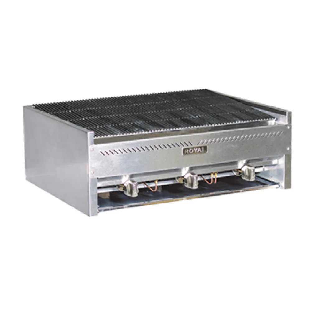 Royal Range Of California RSCB-48_NAT Charbroiler Gas Countertop Royal Range Of California RSCB-48_NAT Charbroiler Gas Countertop