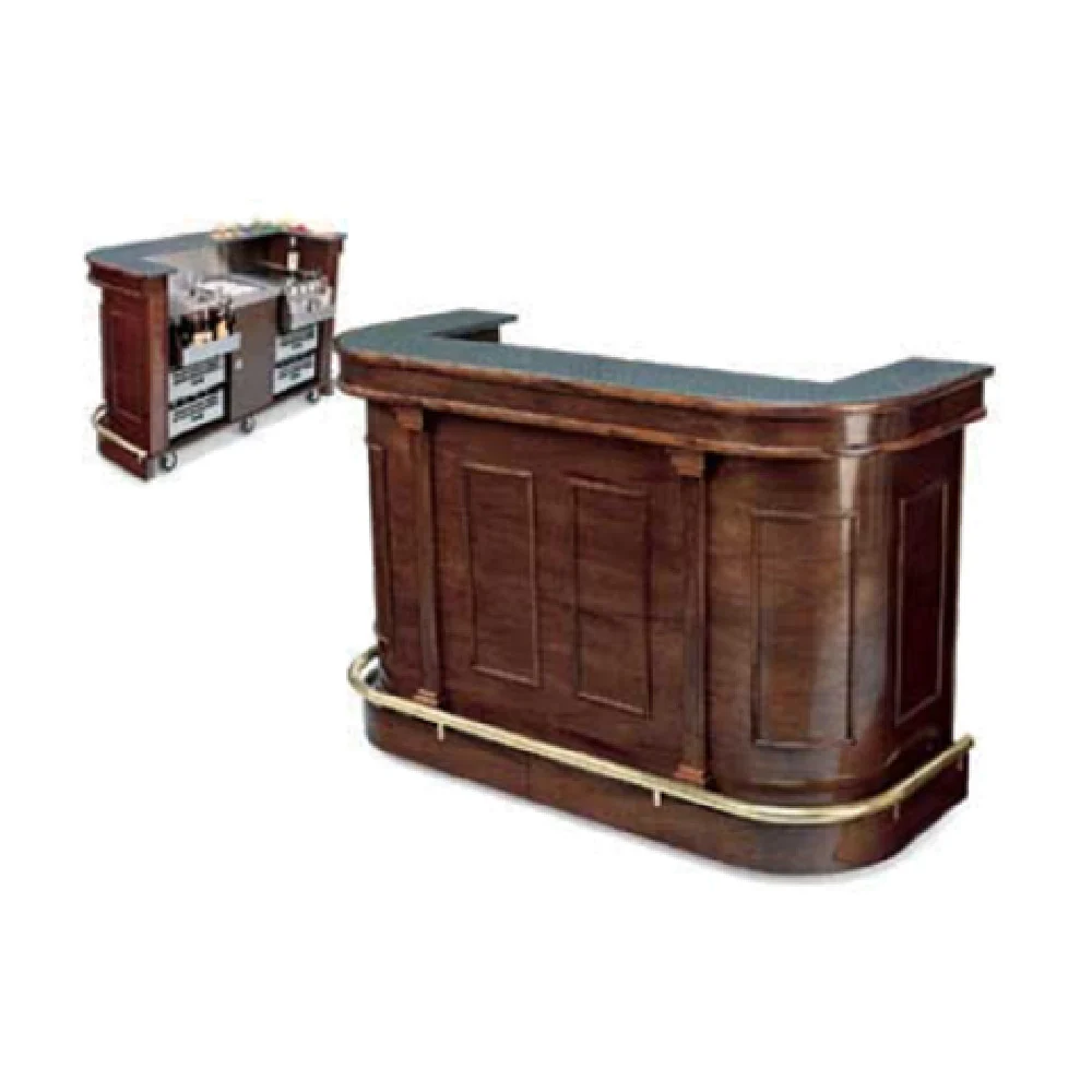 Forbes Industries 5776-8 29 Inch Portable Bar with Stainless Steel Sinks Wood Veneer Forbes Industries 5776-8 29 Inch Portable Bar with Stainless Steel Sinks Wood Veneer