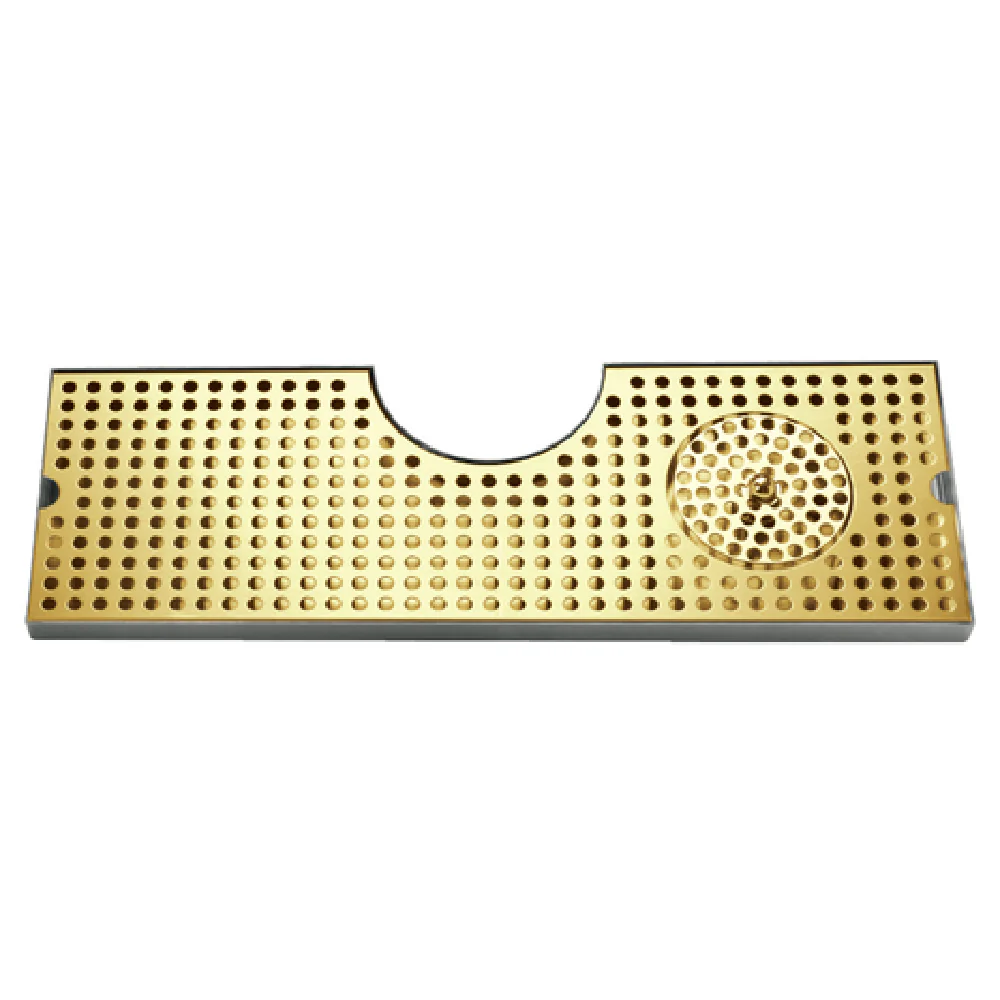 Optional 34 Inch Stainless Steel Surface Mount Drip Tray Trough With Integral Glass Rinser And Cutout For Metropolis T Draft Tower, Micro Matic DP-MET-T-PVD-34GR-Z Optional 34 Inch Stainless Steel Surface Mount Drip Tray Trough With Integral Glass Rinser And Cutout For Metropolis T Draft Tower, Micro Matic DP-MET-T-PVD-34GR-Z