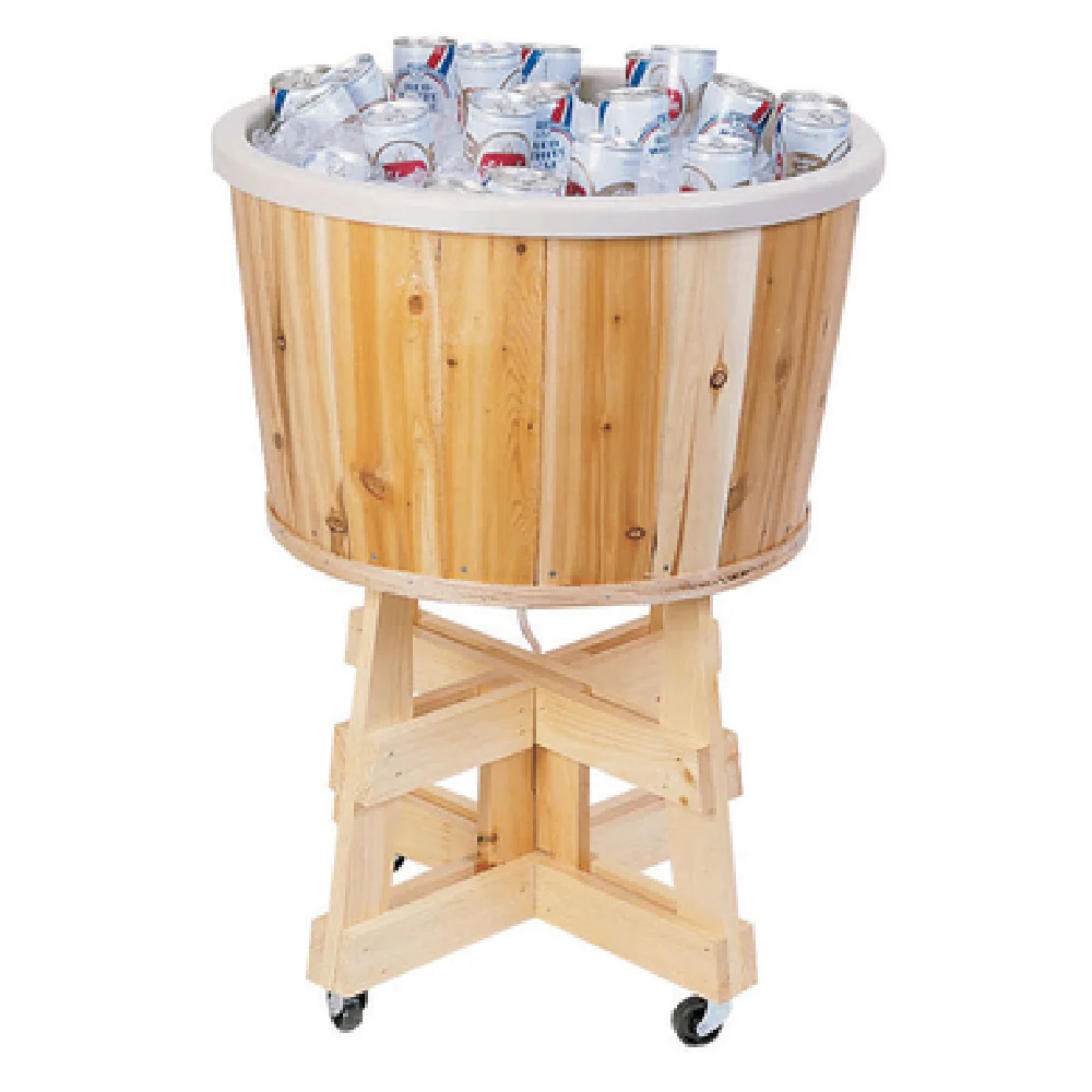 Hubert 62361 Ice Beverage Display Stand 1/2-barrel 24 Hubert 62361 Ice Beverage Display Stand 1/2-barrel 24
