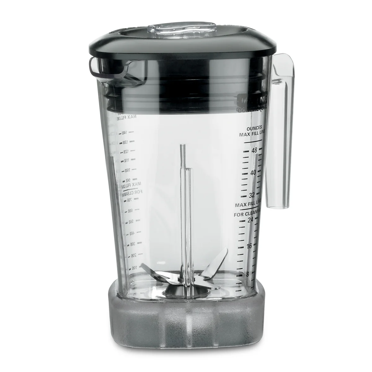 Extra 48 Oz Clear Blender Container with Lid and Blade for Xtreme MX Series Blenders Waring CAC93X Extra 48 Oz Clear Blender Container with Lid and Blade for Xtreme MX Series Blenders Waring CAC93X