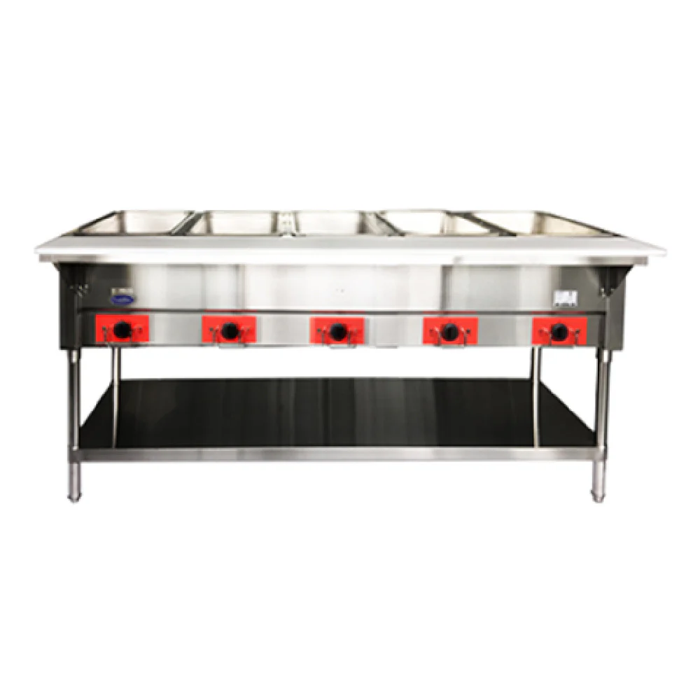 Atosa CSTEB-5C 72-1/2 Inch Electric CookRite Steam Table with 5 Wells
