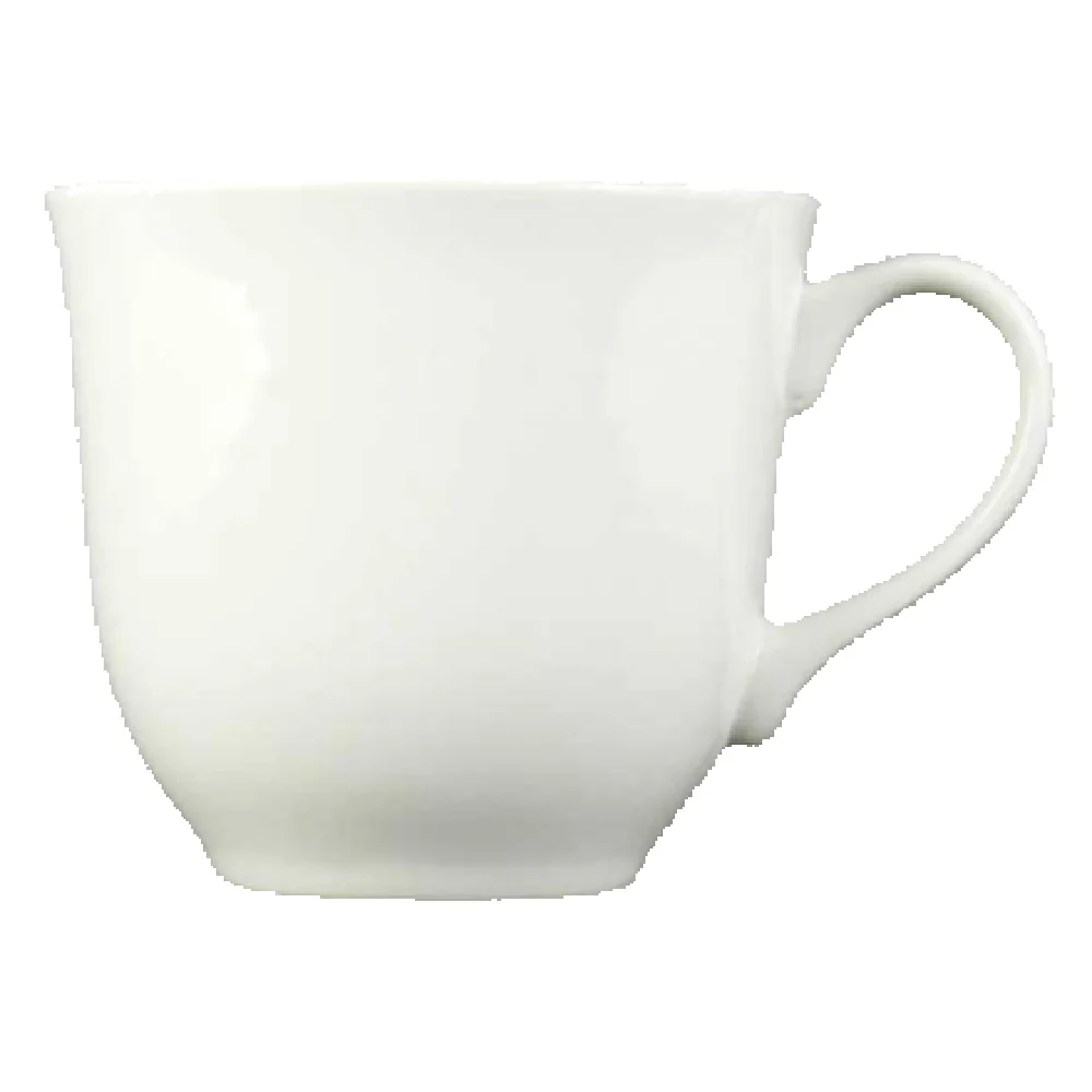 Vertex China LD-1 7 Oz Cup with Handle Bone White Porcelain 3-3/8 Inch