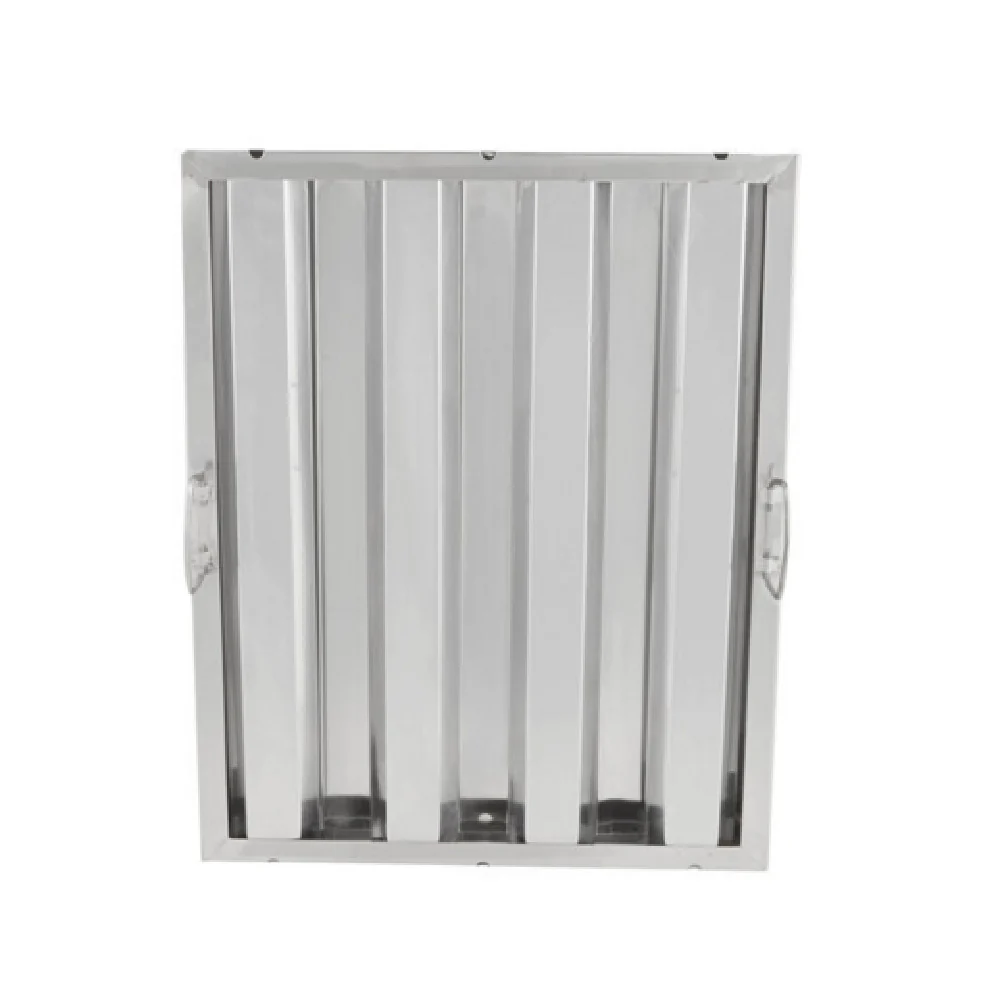 Omcan 34837 16 Inch Stainless Steel Exhaust Hood Filter with Optimal Grease Capture Omcan 34837 16 Inch Stainless Steel Exhaust Hood Filter with Optimal Grease Capture
