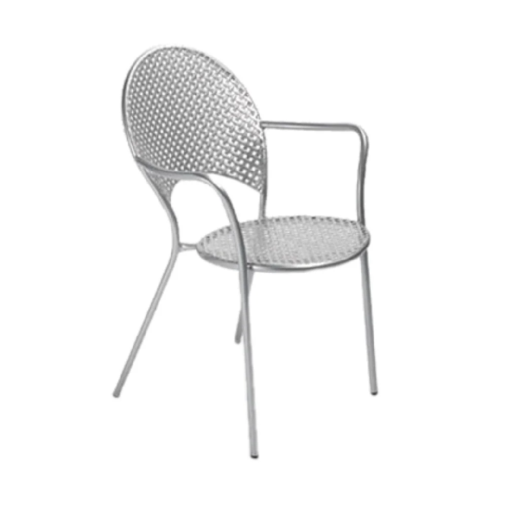 emuamericas, llc E3403-22 23 Inch Stacking Armchair Outdoor Metal Mesh Back Seat emuamericas, llc E3403-22 23 Inch Stacking Armchair Outdoor Metal Mesh Back Seat