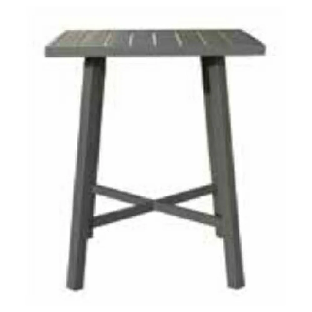 Plantation Prestige Commercial Furniture 8773333-01 33 Inch Square Table Aluminum Faux Wood Slat with Umbrella Hole Plantation Prestige Commercial Furniture 8773333-01 33 Inch Square Table Aluminum Faux Wood Slat with Umbrella Hole