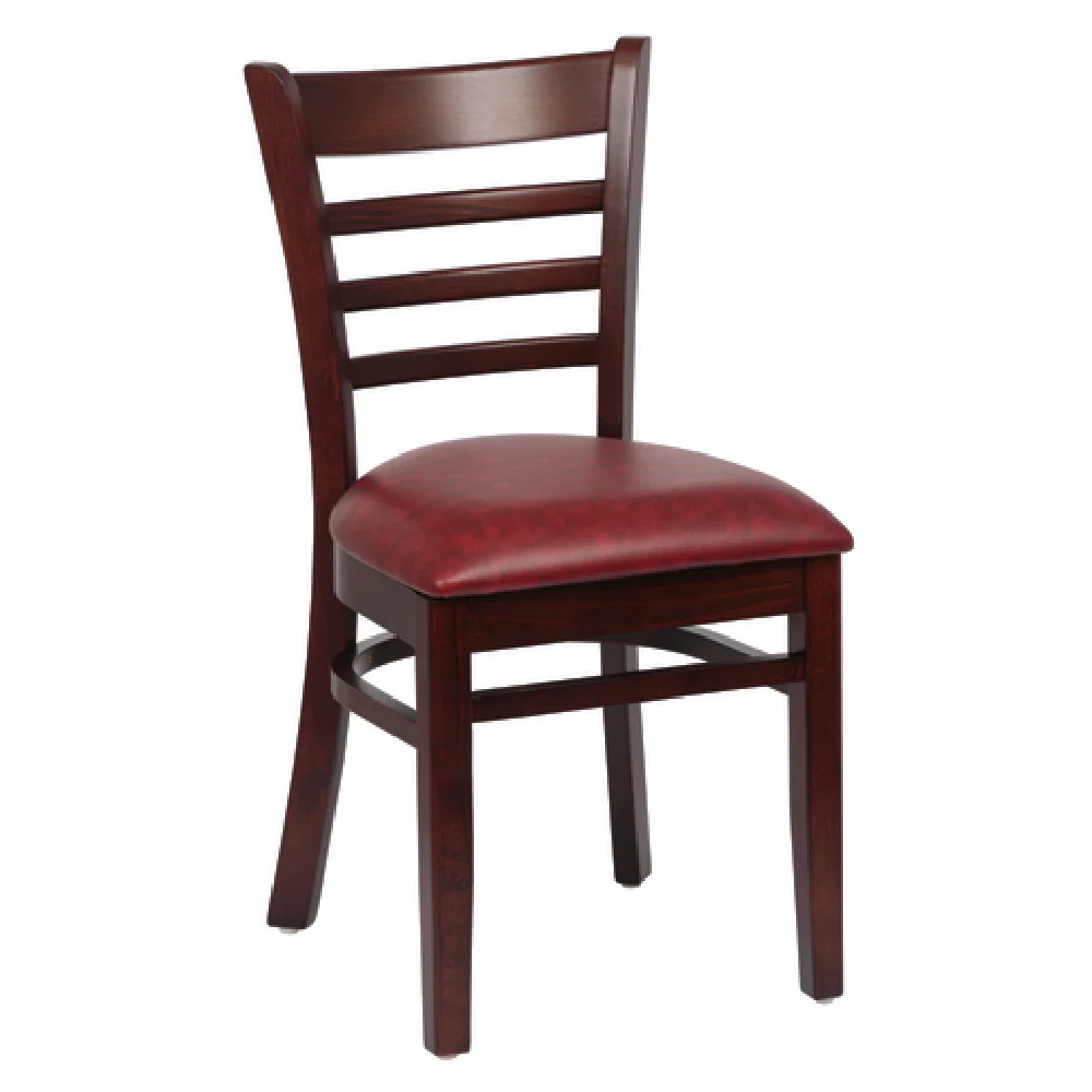 Royal Industries ROY 8001 W CRM Side Chair Ladder Back 17